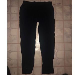 Navy blue flowy pants